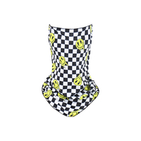Vente en Gros Masque de Cyclisme Personnalisé Anti-UV Respirant d'Été à Motif Géométrique pour Extérieur, Bandana Cache-Cou Écharpe Protection Solaire