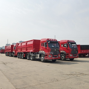 Trailer Dump Semi Otomatis LONGWIN dengan Konveyor <span class=keywords><strong>Belt</strong></span> dan Sistem Pelepasan Otomatis - Product Image 4