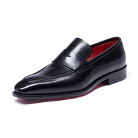 Chaussures en cuir de vachette véritable de luxe 509-38 pour hommes, mocassins confortables à enfiler, chaussures habillées formelles pour hommes, chaussures de mariage