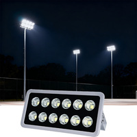 Projecteur LED commercial 600W IP65 étanche pour chantier de construction, terrain de basket-ball, éclairage extérieur