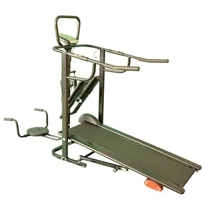 Produsen Tiongkok 4-dalam-1 Treadmill Manual/Treadmill Berjalan/Mesin Lari