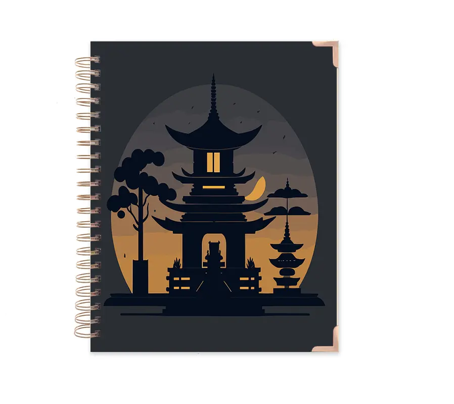 2024 notebook gift set luxury hiqh quality notebook set Custom logo notebook with pen planner printing