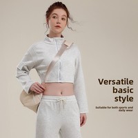 Ensemble de jogging deux pièces pour femme, automne-hiver, sport et fitness, col montant, coupe ample, évacuation de l'humidité, longueur cheville, pull de yoga