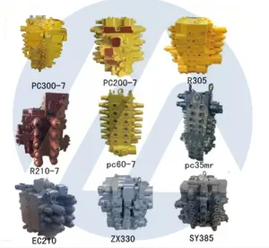 Power Onderdelen Graafmachine PC60-7 Regelklep Assy Originele Main Valve