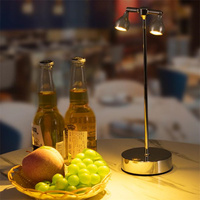 JYLIGHTING nordique noir blanc décoratif métal moderne minimaliste restaurant bar chambre lampes de table sans fil lampe de table
