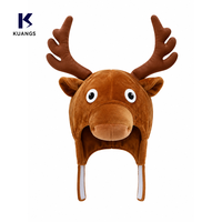 Super mignon, très populaire, personnalisable, vente en gros, jouet en peluche en forme de tête d'animal pour enfants