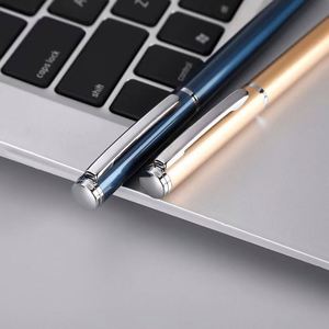 Stylos à encre gel promotionnels de haute qualité 0,5 mm, impression de logo personnalisé, stylos métalliques professionnels - Product Image 4