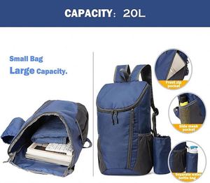 Fashionable Outdoor Casual Sports <b>Backpacks</b> Ultralight <b>Trekking</b> Bag Water Resistant Climbing Hiking Arcuate Shoulder Zipper - Product Image 3