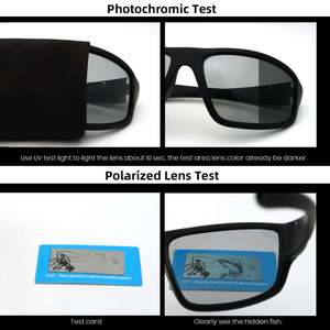 Gafas de Sol Fotocromáticas Personalizadas con Logotipo para Hombre, Gafas Deportivas para Ciclismo, Gafas de Sol Polarizadas que Cambian de Color para Ciclismo, para Hombre y Mujer - Product Image 3