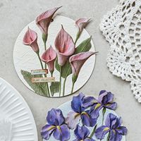 Bloc-notes DIY à feuilles mobiles, série Lettre d'amour florale en papier végétal, style vintage, thème plantes, 23 pièces/paquet
