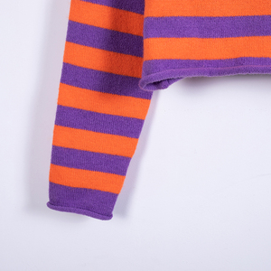 Maglione Pullover da donna personalizzato alla moda 2025 maglione da donna a maniche lunghe a righe <span class=keywords><strong>rosso</strong></span> nero lavorato a <span class=keywords><strong>maglia</strong></span> Casual <span class=keywords><strong>abito</strong></span> maglione da donna - Product Image 5