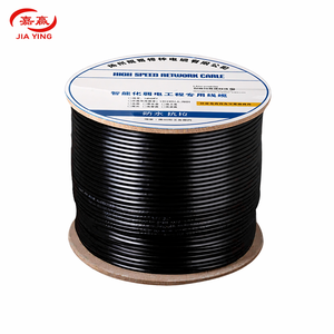 <span class=keywords><strong>สาย</strong></span>แลน CAT5 CAT5E FTP SFTP 24AWG 305ม. 1000ฟุต สำหรับภายนอกอาคาร แบบมีฉนวนป้องกัน  ตัวนำ BC  ปลอกหุ้ม PE กันน้ำ <span class=keywords><strong>สาย</strong></span>อีเธอร์เน็ตสำหรับเครือข่าย - Product Image 4
