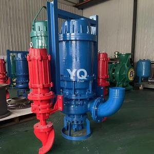 High Chromium Alloy Large Flow Sand Pumping Electric Dirty River Sand Suction <b>Pump</b> <b>Submersible</b> Slurry <b>Pump</b> - Product Image 3