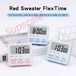 Temporizador de cocina con pantalla LCD grande, reloj electrónico de cuenta regresiva para cocinar, gestión del tiempo para estudiantes - Product Image 2