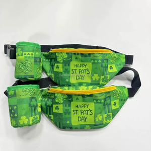 HLC ODM Décoration <span class=keywords><strong>de</strong></span> fête pour <span class=keywords><strong>sac</strong></span> banane Shamrock avec porte-boissons, <span class=keywords><strong>sac</strong></span> banane pour hommes et femmes, fête <span class=keywords><strong>de</strong></span> festival, fournitures <span class=keywords><strong>de</strong></span> fête - Product Image 1