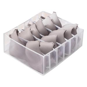 Clothing Organizer Underwear Storage Box Rectangular Compartmentalized Open Top For Wardrobe Drawer Use - Product Image 5