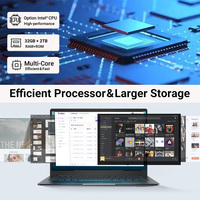 Ordinateur portable 1kg ultra fin de 14 pouces Fonction complète Type-C WiFi 6E BT5.3 PD Charging Lightweight Fingerprint Business Laptops