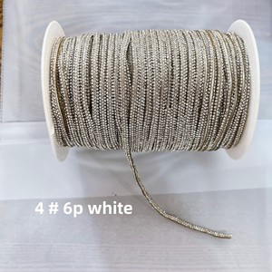 Màu nước long lanh dây giày ren thân thiện với môi 4mm 6mm pha lê trang trí vật liệu thủy tinh tự làm dây Motif phong cách may keo - Product Image 6
