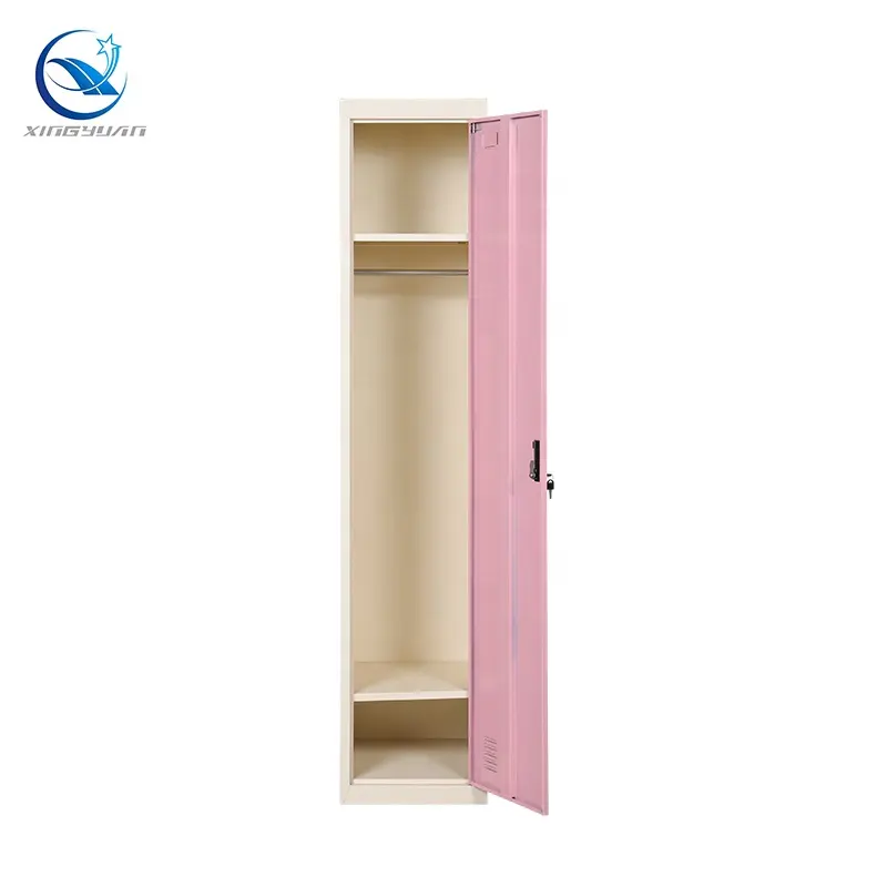 Xingyuan vente en gros casier à porte unique armoire en métal casier personnel employé vêtements casier en acier pour vestiaire école de gymnastique