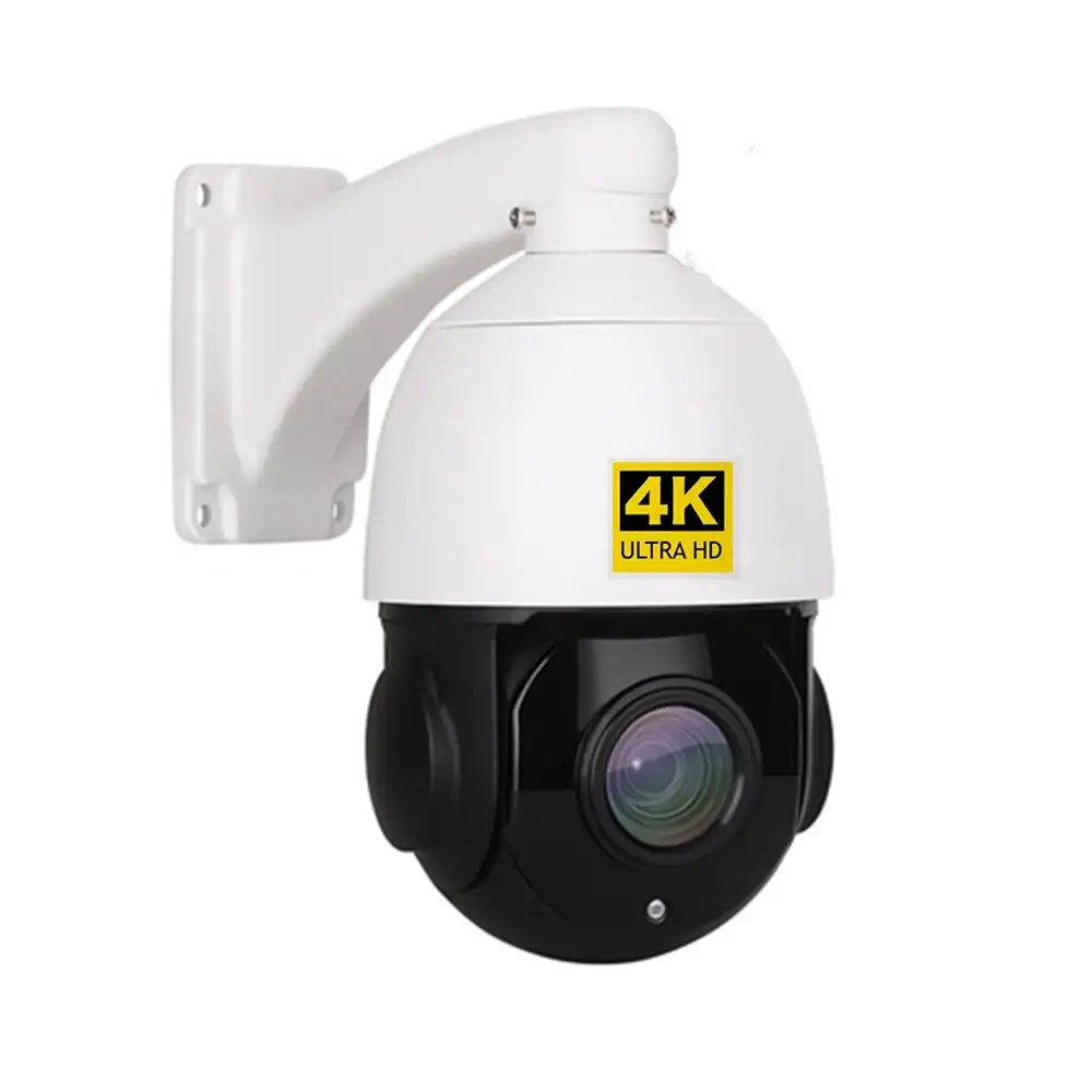 Compatível HIK 8MP IR 4.5 "20X Zoom Speed Dome IP PTZ Camera 48V POE Construído no Microfone