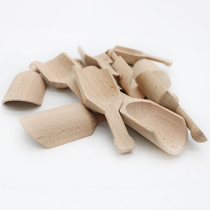 <span class=keywords><strong>Mini</strong></span> Holzlöffel aus Natürlichem Buchenholz Kleiner Löffel für Kaffee, Tee, Badesalz, Süßigkeiten und Gewürze - Product Image 4