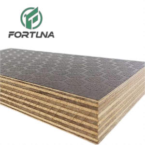 Contreplaqué antidérapant à motif hexagonal, <span class=keywords><strong>film</strong></span> marin antidérapant, fabriqué au Vietnam, en vente, âme en bouleau ou en peuplier - Product Image 6