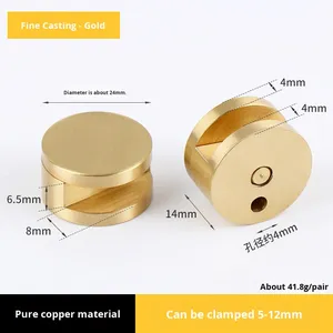 Support mural fixe pour miroir Xiongfeng avec boucle, kit de fixation pour salle de bain, accessoires étanches et antirouille, <span class=keywords><strong>quincaillerie</strong></span> pour meubles - Product Image 6