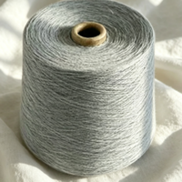 2# Grey 16S 100% Polyester Yarn Raw Pattern Recyclable Thick & Wear Resistant for Sewing Workwear & Home Textile Knitting
