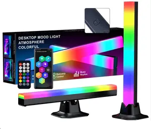 USB Bluetooth APP + kızılötesi uzaktan kumanda çift paketi RGB ses kontrollü pickup işık esports atmosfer ışığı LED ışık