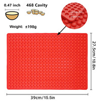 Moule à gâteau carré en silicone de qualité alimentaire réutilisable et écologique, surface antiadhésive, facile à démouler pour la cuisson du chocolat, des bonbons gélifiés