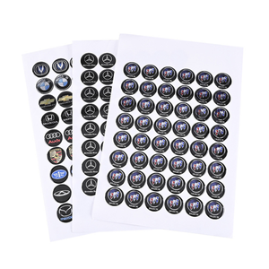 Adhesivo de impresión personalizado Deson Crystal Clear 3D impermeable respetuoso con el medio ambiente UV barnizado resina epoxi <span class=keywords><strong>pegatinas</strong></span> abovedadas - Product Image 6