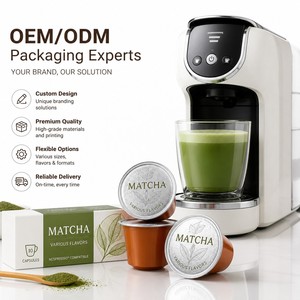 Cápsulas de Matcha de Compatibilidad Universal, Compatibles con Cafeteras Keurig, Selección de Múltiples Sabores, Cápsulas de Té Saludables a Granel - Product Image 1