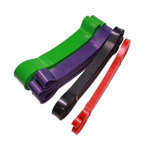 Accessori per allenamento fitness con logo personalizzato, fascia elastica in lattice naturale per palestra, yoga, esercizi di resistenza. - Product Image 2