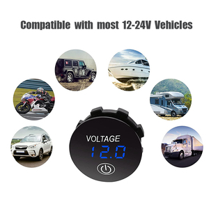 12V LED kỹ thuật số vôn kế không thấm nước điện áp đo <span class=keywords><strong>Meter</strong></span> Pin Tester kỹ thuật số cảm ứng hiển thị bảng điều chỉnh 1920x1080 Độ phân giải - Product Image 5