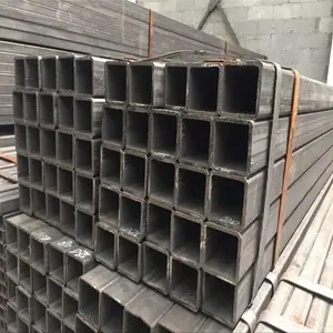 Wholesale Rectangular Steel Tube Customize Size Carbon Steel Square Tube Pipe For Mechanical Industry