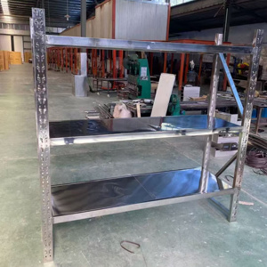 Estantería Metálica <span class=keywords><strong>para</strong></span> Almacén, Estantería Ajustable de Acero Inoxidable <span class=keywords><strong>para</strong></span> Almacenamiento en Almacenes y Supermercados - Product Image 5