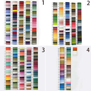 Nuancier de fils à coudre en gros, fils à <span class=keywords><strong>broder</strong></span> <span class=keywords><strong>DMC</strong></span> 447, fils à point de croix en polyester, <span class=keywords><strong>coton</strong></span> et élasthanne, kit de fils à coudre <span class=keywords><strong>DMC</strong></span> 447 - Product Image 2