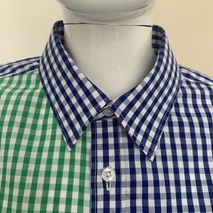 Chemise à carreaux noire en coton à manches longues pour garçons, chemise décontractée pour enfants - Product Image 4