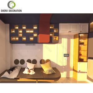 การออกแบบตกแต่งภายในร้านน้ำหอมสุดหรู ร้านขายผลิตภัณฑ์ดูแลผิวและน้ำหอม ห้างสรรพสินค้า โชว์รูมร้านค้า การปรับปรุงร้านค้าสำหรับน้ำหอม - Product Image 3