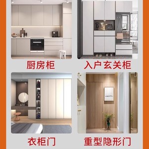 Heavy Duty Rebound Device For Outward Opening Doors 15-55kg Zinc Alloy Adjustable Speed Minimalist Design - Product Image 4