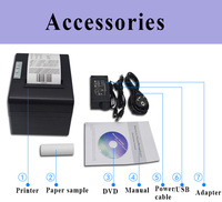 Printer Resi Termal Langsung Coditeck 8330 Mini 80mm dengan Pemotong Otomatis Kompatibel Linux/Android Antarmuka USB