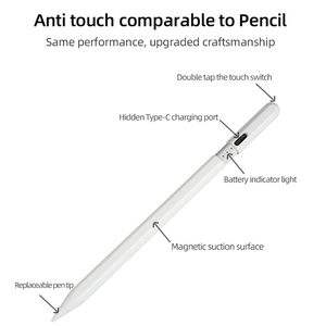 <span class=keywords><strong>Penna</strong></span> Stilo Wisoneng per <span class=keywords><strong>iPad</strong></span> 9a/10a Generazione <span class=keywords><strong>e</strong></span> <span class=keywords><strong>iPad</strong></span> <span class=keywords><strong>Pro</strong></span> 13 Pollici Modello M4 Punta in POM Ricarica Rapida - Product Image 2