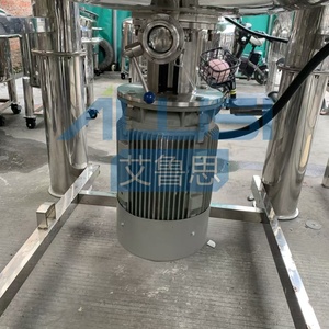 Mezclador Homogeneizador de Acero Inoxidable de 500 L para Alimentos y Detergentes Líquidos con Fondo Raspador, Agitación, Vapor o Calentamiento Eléctrico - Product Image 5