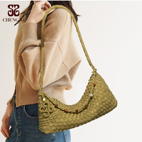 Nouveau Sac Tressé Fait Main Printemps 2026 – Sac à Main Simple et Tendance pour Femmes – Sac Bandoulière de Haute Qualité Style Dumpling