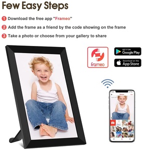 Digital Photo Frame <b>WiFi</b> 10.1 Inch, IPS Touch Screen Smart Digital Picture Frame, Share Photos/Videos Via Frameo App at Anywhere - Product Image 4