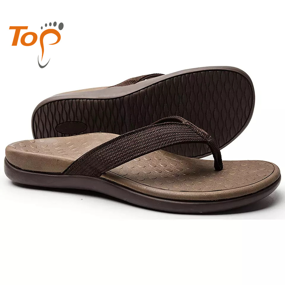 Шлепанцы ортопедические для взрослых, тапочки для снятия симптомов боли, плоскостопия, высокий супинатор, с подошвенным фасцитом