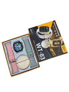 Montre connectée Smartwatch avec écouteurs à clipser <span class=keywords><strong>2</strong></span> en 1 WT-03 - Product Image 1