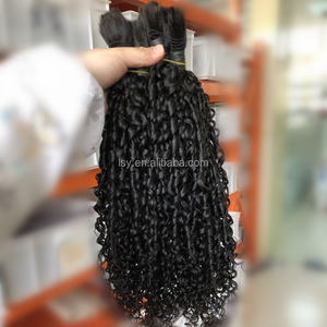 Extensiones de cabello humano a granel para trenzar cabello trenzado sin trama para trenzas bohemias 100 cabello humano virgen sin procesar sin trama - Product Image 5