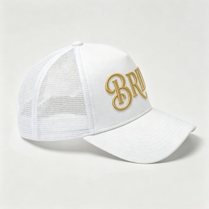 Personalized 3D Embroidered Bride <b>Wedding</b> Unisex Custom Trucker <b>Hat</b> Mesh Back Snapback Travel - Product Image 3