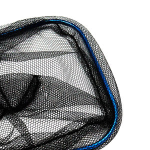 Filets de pêche flottants d'eau douce ou d'eau salée enduits de caoutchouc Carp Koi Landing Net De Pesca Foldable Telescopic Fly Fishing Red PE - Product Image 6